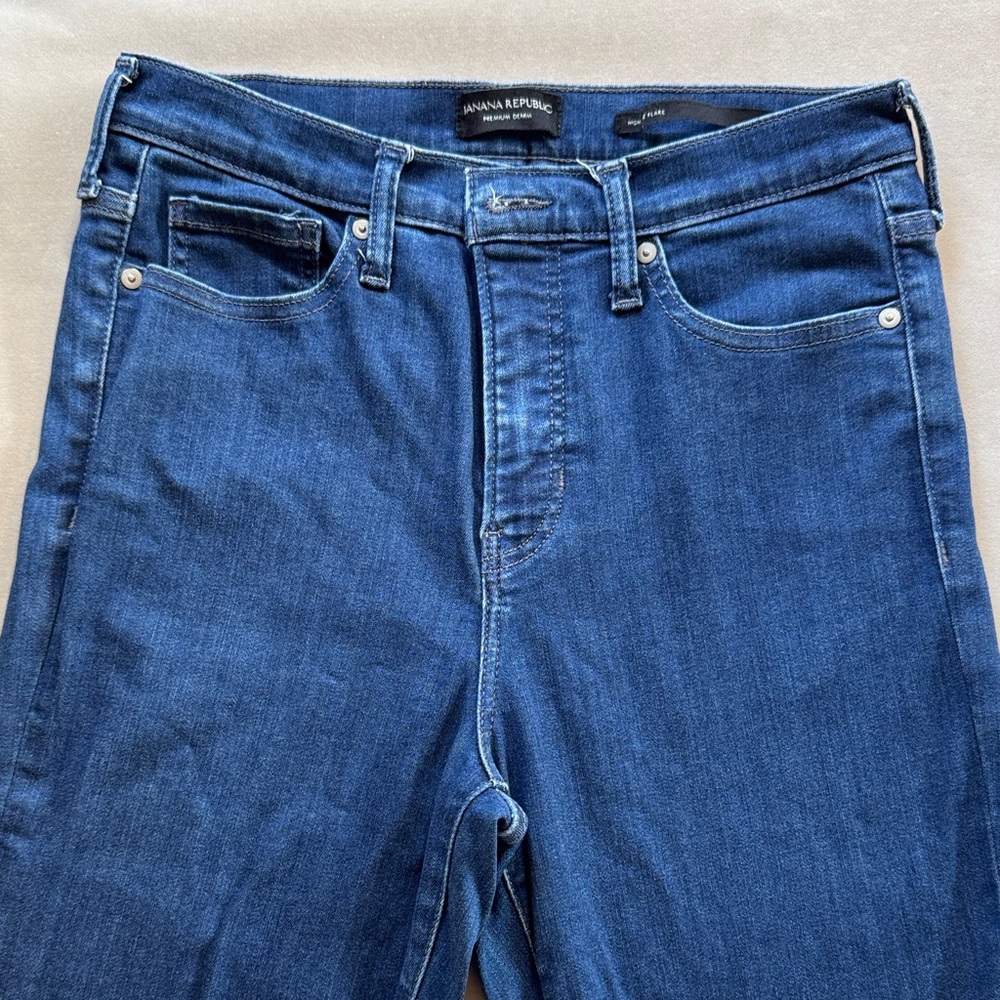 Banana Republic Women's Blue Flare Jeans